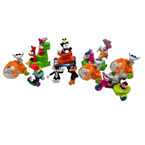 Warner Bros McDonald’s Happy Meal Toy Lot Pinky Brain Daffy Bugs Bunny Animaniac - Picture 1 of 16
